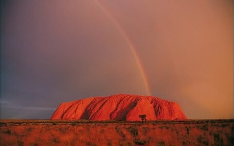 Uluru rainbow